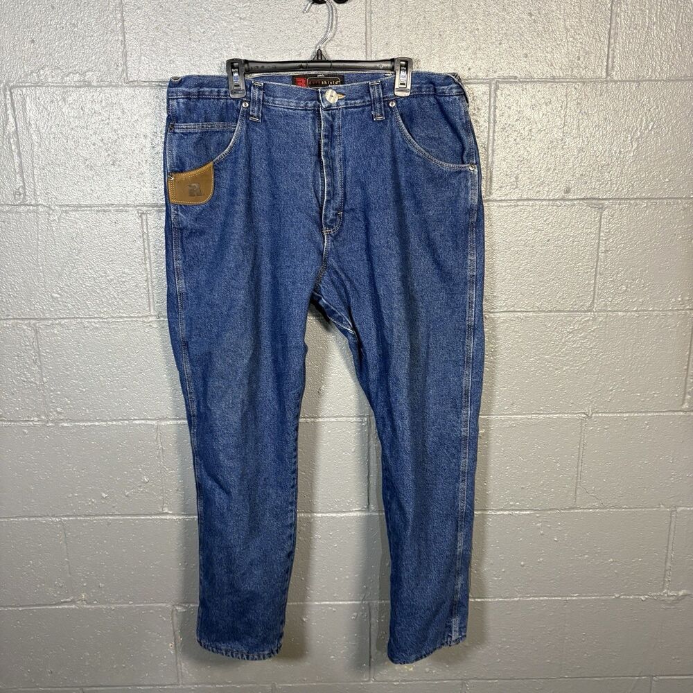Wrangler Riggs DuraShield Jeans Mens 38x30 Workwear Carpenter Utility Denim